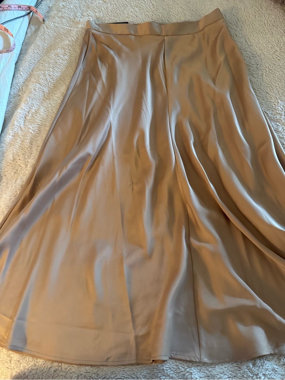 Banana Republic Factory Taupe A-Line Midi Skirt